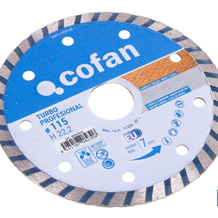 Discos de Diamante "General de Obra" Universal Cofan · Foto del fabricante
