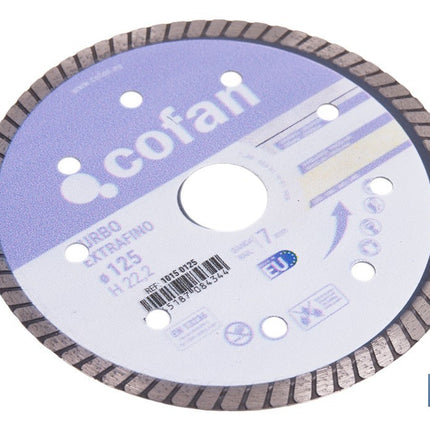 Discos de Diamante "Extrafino" especial material porcelánico Cofan · Foto del fabricante