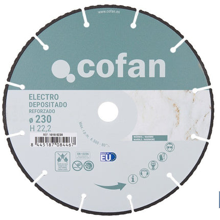 Discos de Diamante Especial Mármol Cofan