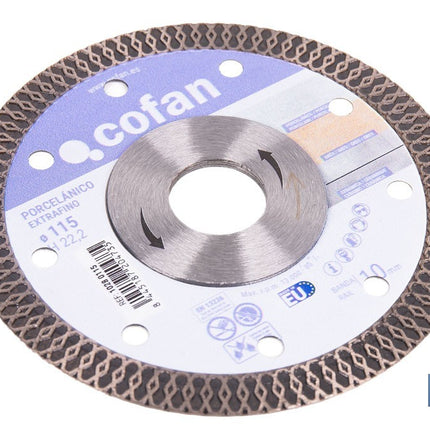 Disco Diamante Porcelánico Reforzado Cofan · Foto del fabricante
