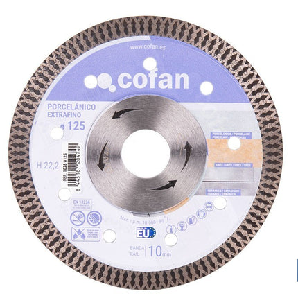 Disco Diamante Porcelánico Reforzado Cofan