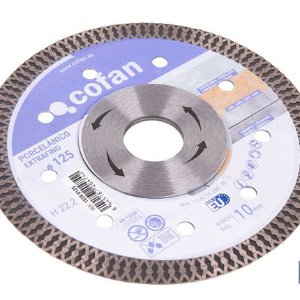 Disco Diamante Porcelánico Reforzado Cofan · Foto del fabricante