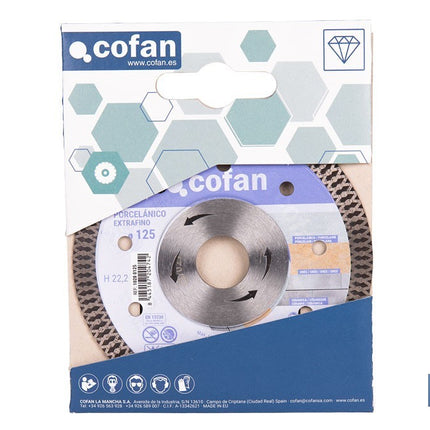 Disco Diamante Porcelánico Reforzado Cofan · Foto del fabricante