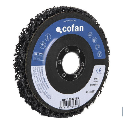 Disco Vellón para Limpieza Fibra-Plano Cofan · Foto del fabricante