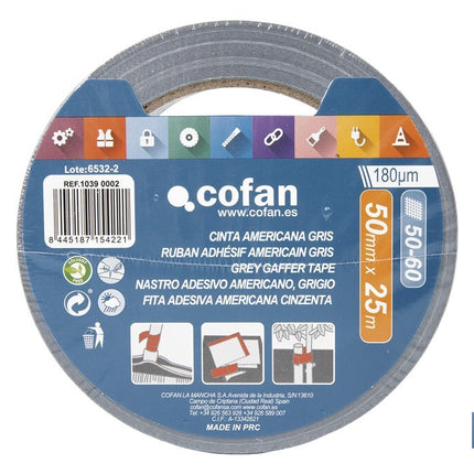 Cinta Americana · Color gris Cofan · Foto del fabricante