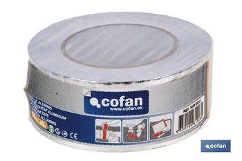 Cinta Adhesiva de Aluminio 30 Micras Cofan