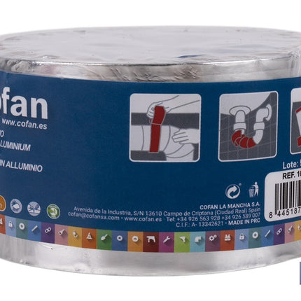 Cinta Adhesiva de Aluminio 30 Micras Cofan · Foto del fabricante