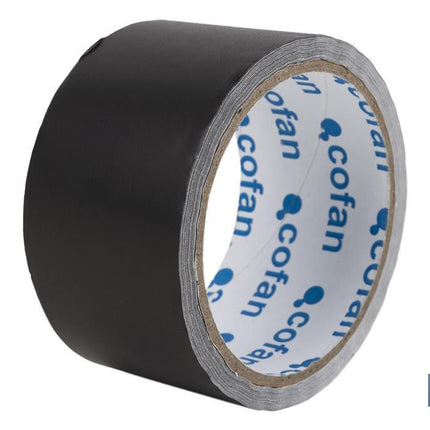 Cinta Adhesiva de Aluminio 30 Micras| Color Negro | Medida: 50 mm x 10 m