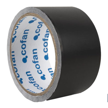 Cinta Adhesiva de Aluminio 30 Micras| Color Negro | Medida: 50 mm x 10 m