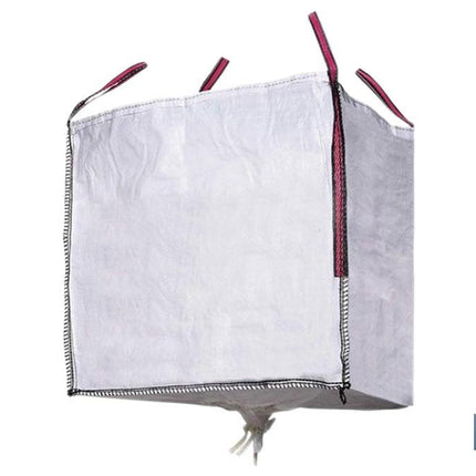 Big Bag | Para escombros | Color blanco | Medidas 90 x 90 x 90 cm | Con válvula de descarga