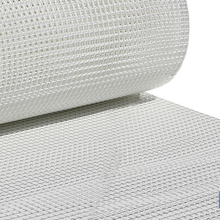 Malla de PVC | Hueco cuadrado de 10 mm | Color blanco | Medida 1 x 25 m