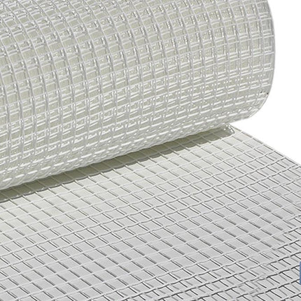 Malla de PVC | Hueco cuadrado de 20 mm | Color blanco | Medida 1 x 25 m