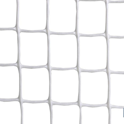 Malla de PVC | Hueco cuadrado de 20 mm | Color blanco | Medida 1 x 25 m