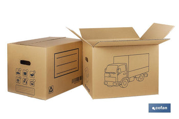 Caja de cartón Cofan · Imagen de la familia