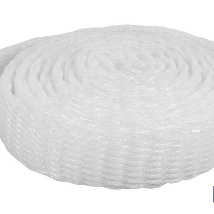 Rollo de malla tubular de espuma elástica | Protege y asegura objetos frágiles | Se amolda y adapta