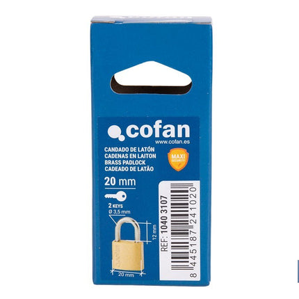Candado de Latón Quality Plus Cofan · Imagen de la familia Cofan