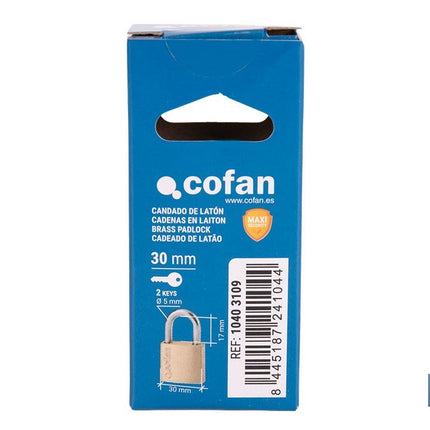 Candado de Latón Quality Plus Cofan · Imagen de la familia Cofan