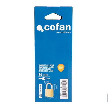Candado de Latón Quality Plus Cofan · Imagen de la familia Cofan