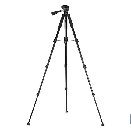 Trípode telescópico universal | 3 patas extensibles | Altura ajustable desde 49 cm hasta 149 cm | Material: ABS + aluminio | Bolsa de transporte incluida
