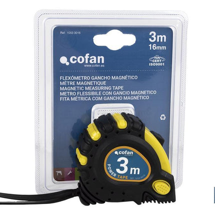 Flexómetro gancho magnético Cofan · Imagen de la familia Cofan