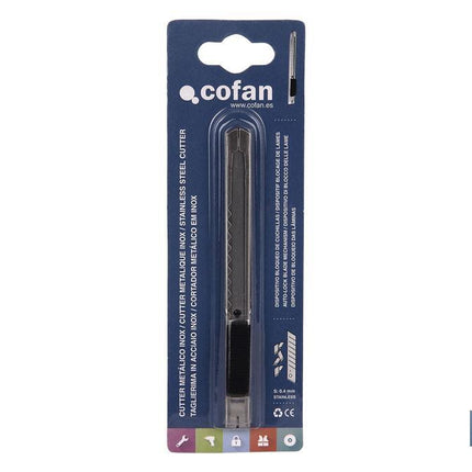 Cúter de acero inoxidable | Cuerpo compacto y ligero | Ideal para manualidades