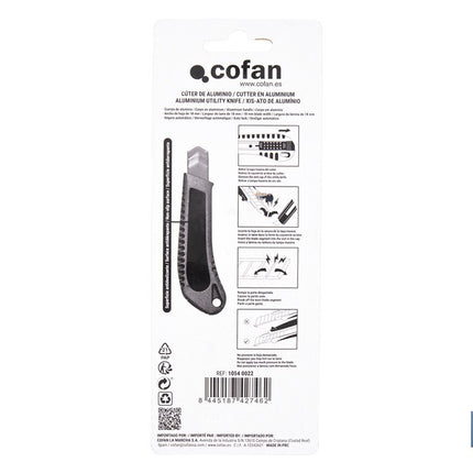 Cúter profesional de aluminio Cofan · Imagen de la familia Cofan