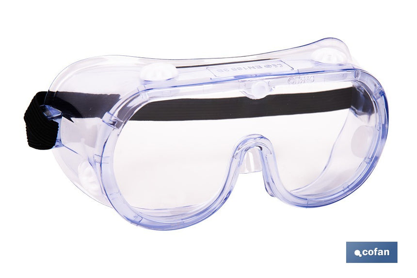 Gafas de Protección Antivaho | Confortables y Ligeras | Ajuste con Goma