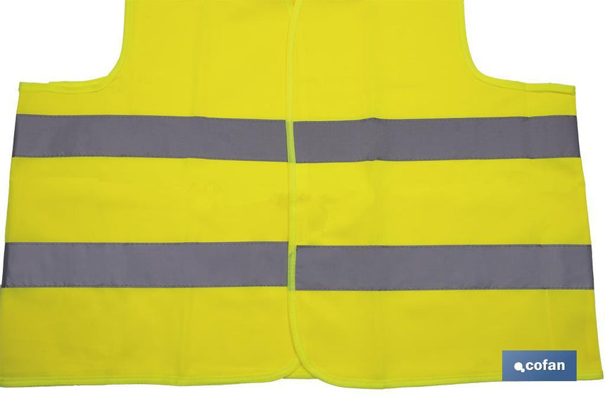 Chaleco reflectante | Color Amarillo | Talla XXL | EN ISO 20471 | Categoría II I