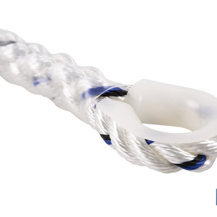 Cuerda de seguridad para Arnés | Medida en 1,5 m | Ø 12 mm | Con Hebillas y Guardacabos