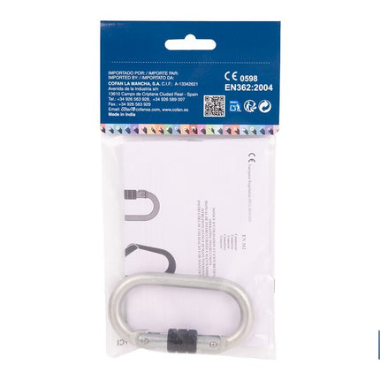 Mosquetón de seguridad | Con Roscado seguro | Resistencia 25kN | EN 362 | Clase B I Cat lll