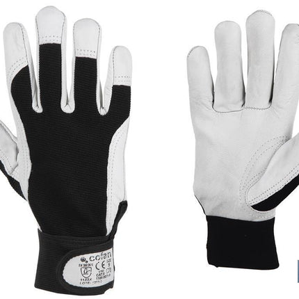 Guantes de vacuno con dorso de tela Cofan · Imagen de la familia Cofan