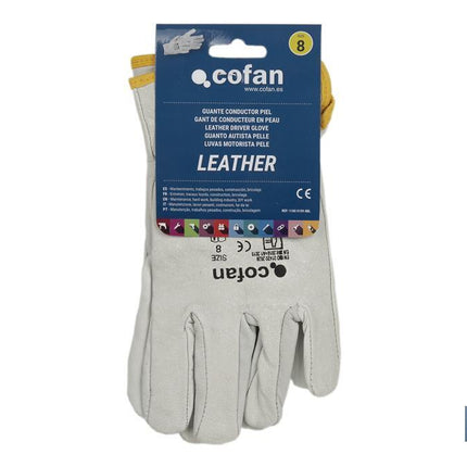 Guantes estilo conductor de piel Cofan · Imagen de la familia Cofan