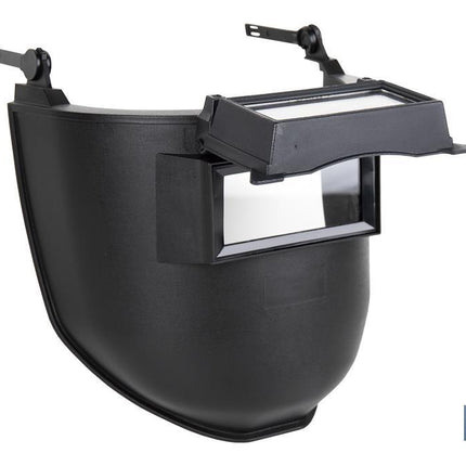 Máscara de soldar | Adaptable a casco de obra | Color negro