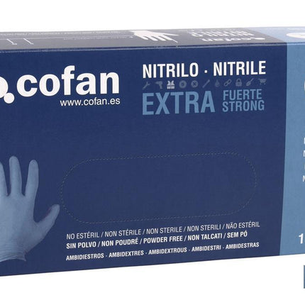 Caja de 100 unidades de guantes de nitrilo Cofan · Imagen de la familia Cofan