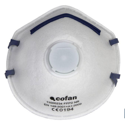 Mascarilla FFP2 NR | Con válvula Extra confort | Protección Auto filtrante | Pack de 10 Unidades