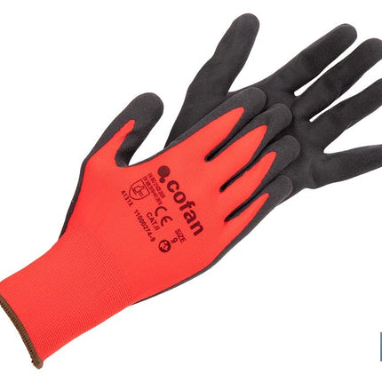 Guantes impregnados de nitrilo modelo Sandy Coating Cofan · Imagen de la familia Cofan