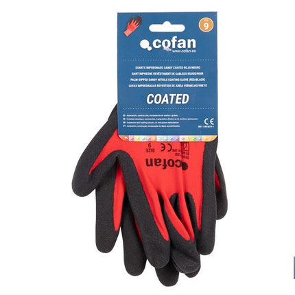 Guantes impregnados de nitrilo modelo Sandy Coating Cofan · Imagen de la familia Cofan