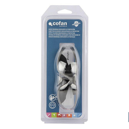 Gafas protectoras de seguridad envolventes | Resistente a arañazos | Mayor seguridad en bricolaje y soldadura, entre otros