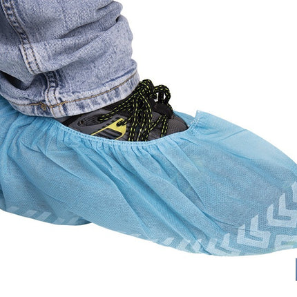 Cubrezapatos desechables antideslizantes | Material: polipropileno | Color: azul | Talla única | Disponible en packs de 100 unidades