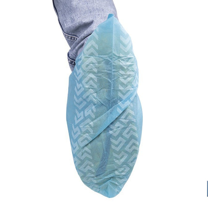 Cubrezapatos desechables antideslizantes | Material: polipropileno | Color: azul | Talla única | Disponible en packs de 100 unidades