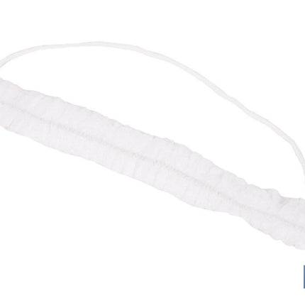 Cubrebarbas desechables | Material: polipropileno | Color: blanco | Talla única | Disponibles en packs de 100 unidades