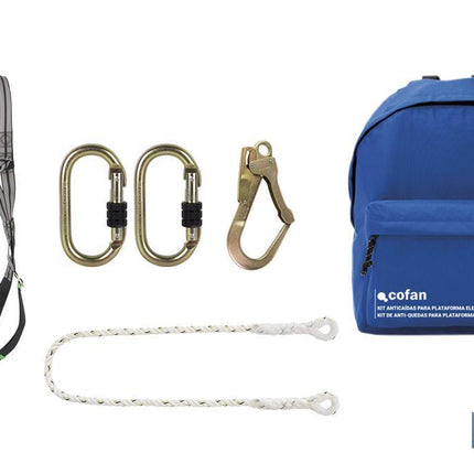 Kit anticaídas | Especial para plataforma elevadora | Máxima protección y seguridad