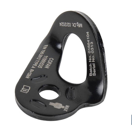 Placa de anclaje conforme a EN 795:2012 | Anclaje tipo A | Material: Acero | Resistencia: 23 kN | Fijación de Ø10,5 mm