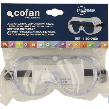 Gafa de Seguridad con Ventilación Directa