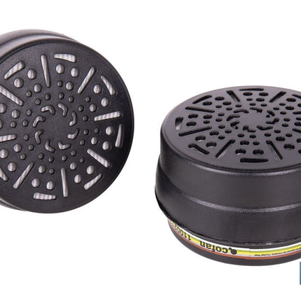 Set de 2 filtros ABEK1P3 para máscara completa Cofan | Protección avanzada frente a gases, vapores y partículas