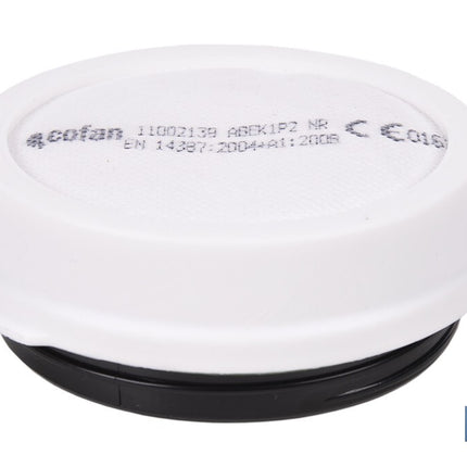 Set de filtro combinado: 2 filtros A1B1E1K1 + 10 Prefiltros P2 NR | Protección respiratoria de alta eficacia