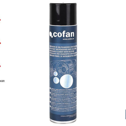 Limpiador de salpicaderos con silicona 600 ml | Abrillantador para el coche | Antiestático e hidrorrepelente