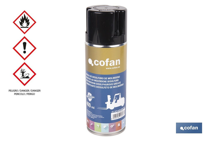 Grasa con bisulfuro de molibdeno de 400 ml | Lubricante multiuso de extrema presión