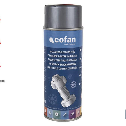 Aflojatodo con efecto frío 400 ml | Desoxidante con efecto hielo | Enfriado intenso de las piezas a aflojar o separar