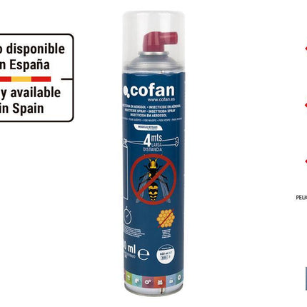 Insecticida para Avispas | Formato Spray | Bote de 600 ml